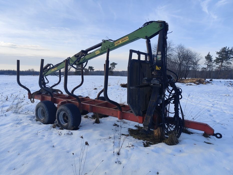Przyczepa leśna More Maskiner 10.5t  6955