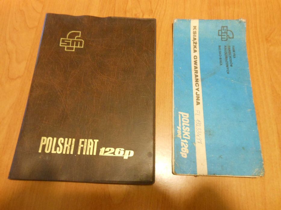 Instrukcja obsługi Fiat 126p oryginał z 1974 roku
