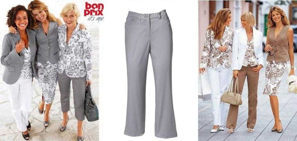 22) Stalowe spodnie eleganckie 44