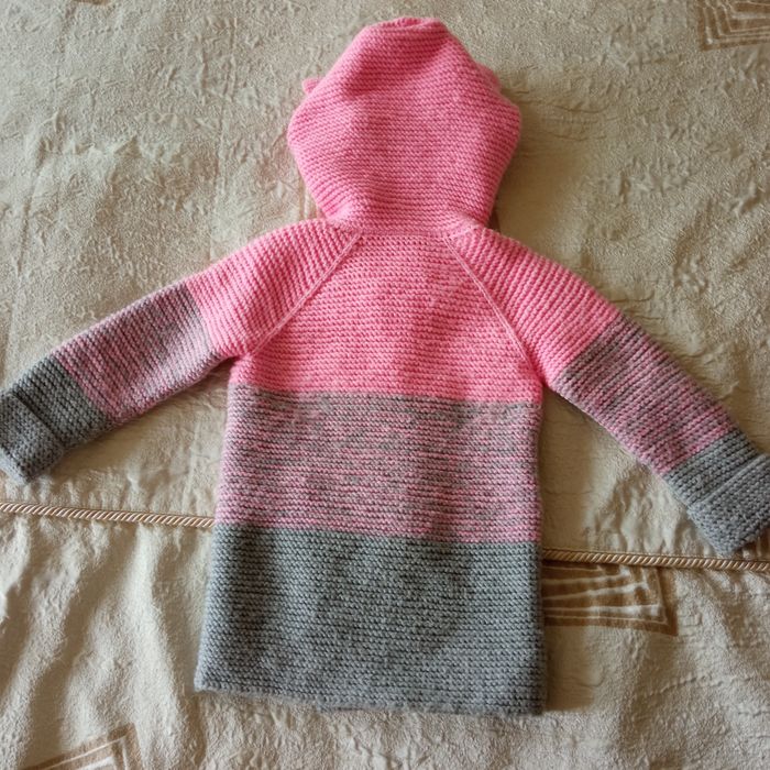 Вязанный кардиган для девочки на возраст 3-5 лет