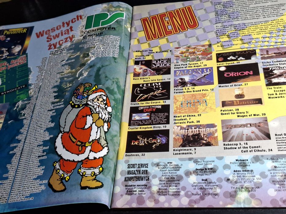 Czasopismo Secret Service numer 8 rok 1993