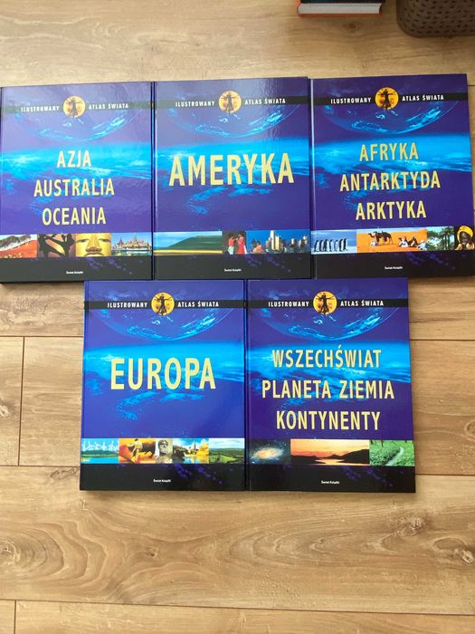 Sprzedam komplet książek Ilustrowany Atlas Świata