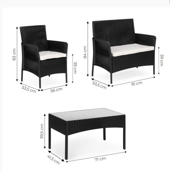 Zestaw mebli ogrodowych