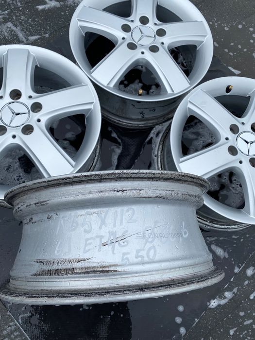 Felgi aluminiowe Mercedes 5x112 R16 6J Et 46 Otw 66,6