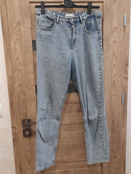 Jeansy, mom fit, rozmiar 40