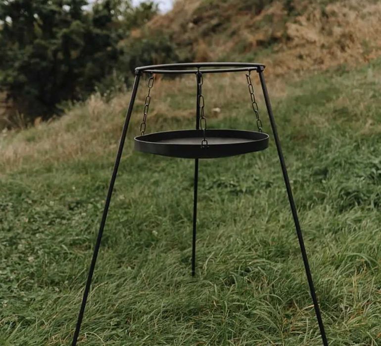 Сковорода з диска борони. Чохол, садж із розбірними ніжками