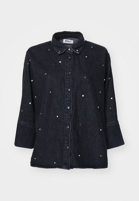 Koszula jeansowa czarna OVERSIZE Only M