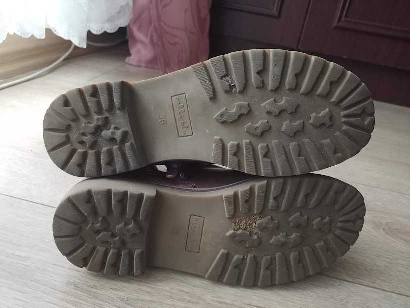 Botki wiśniowe/burgundowe