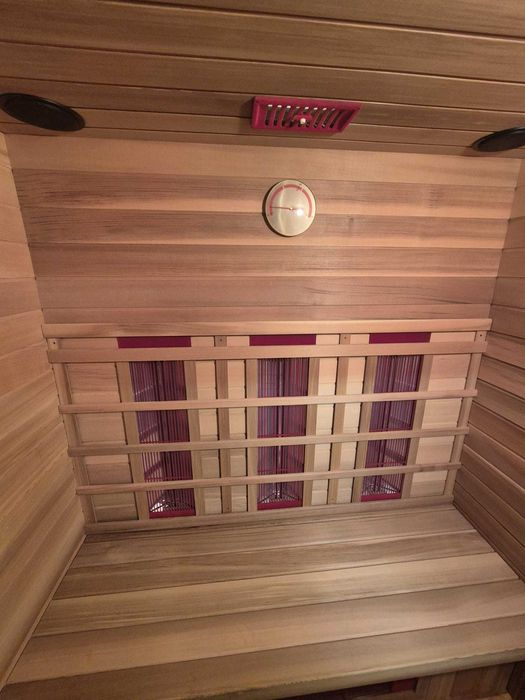 Sauna FIŃSKA+INFRARED nowy piec zewnętrzna z dachem 2w1 OGRODOWA OGRÓD