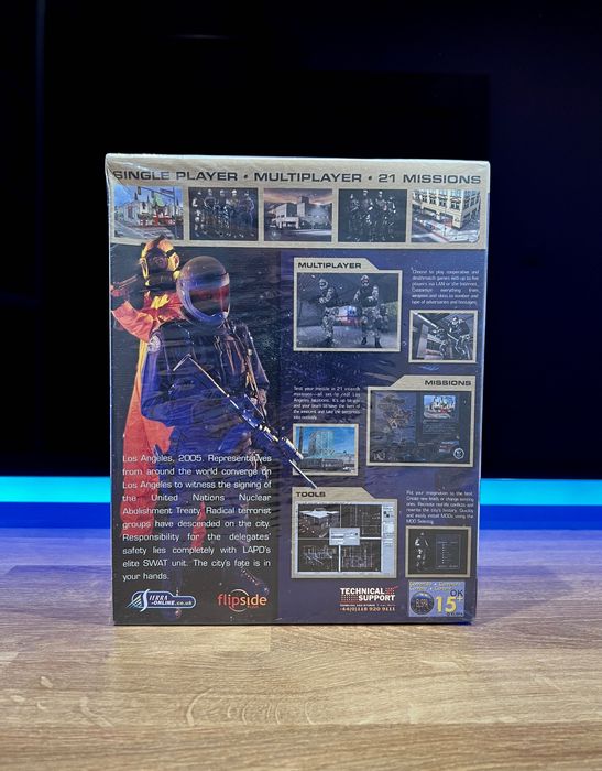 SWAT 3 Elite Edition nowy FOLIA (PC EN 2000) BIG BOX UK wydanie