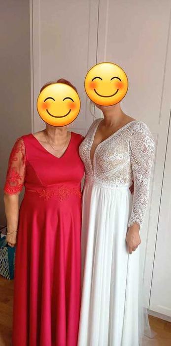 Suknia ślubna ozmiar s/m