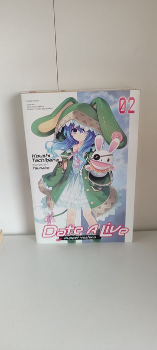 Vendo Volumes 1 a 3 do Manga Date A Live, Edição Inglesa, em Ótimo Est