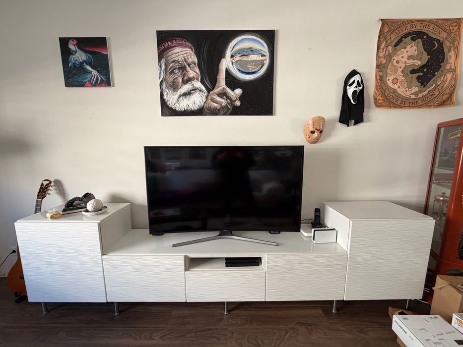 Móvel besta Ikea branco 3m