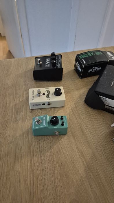 Pedais ts808 mini,MXR,RAT!