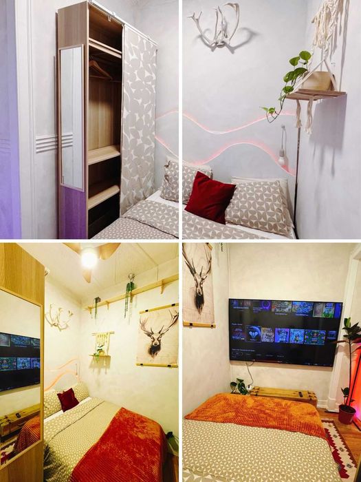 Vendo Mobílias de Quartos completa (cama, colchão, mesas, Roupeiros, arrumação). Como novo em Airbnb