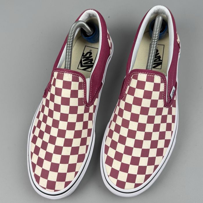Vans Slip On Checkerboard кеди кросівки кеды кроссовки обувь взуття черевики для міста класичні повсякденне універсальні ванс олд скул сліпон слипоны