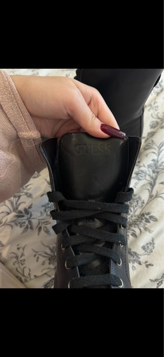 Skórzane Botki Guess