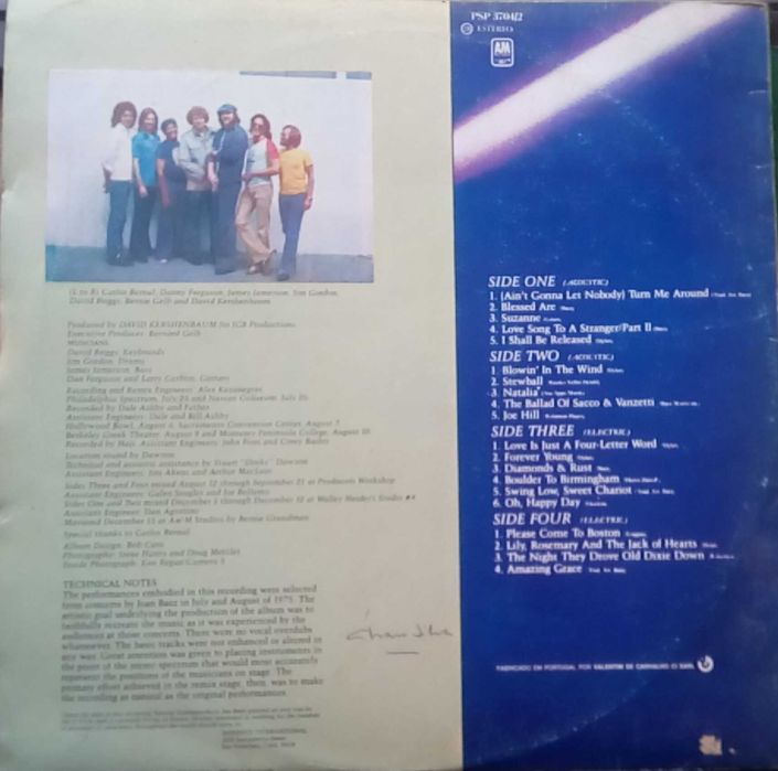 Disco em Vinil - Joan Baez