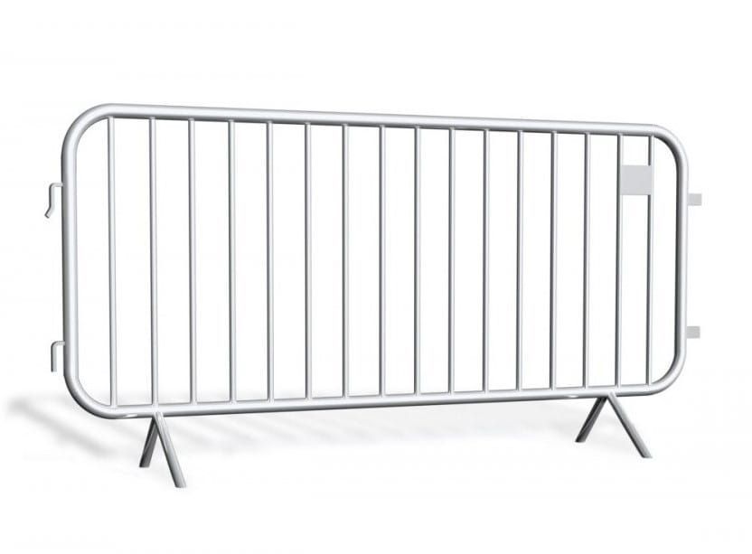 Barierka tymczasowa - dł. 2.3 m lekka - typ owalny Barierki tymczasowe