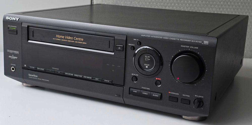 Sony Home Video Centre -   Amplifier Integrated Video Cassette Recorder SLV-AV100