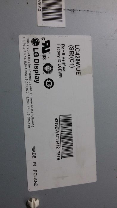 kit de lampadas para painel lcd Lc420wue (sb) (c1)