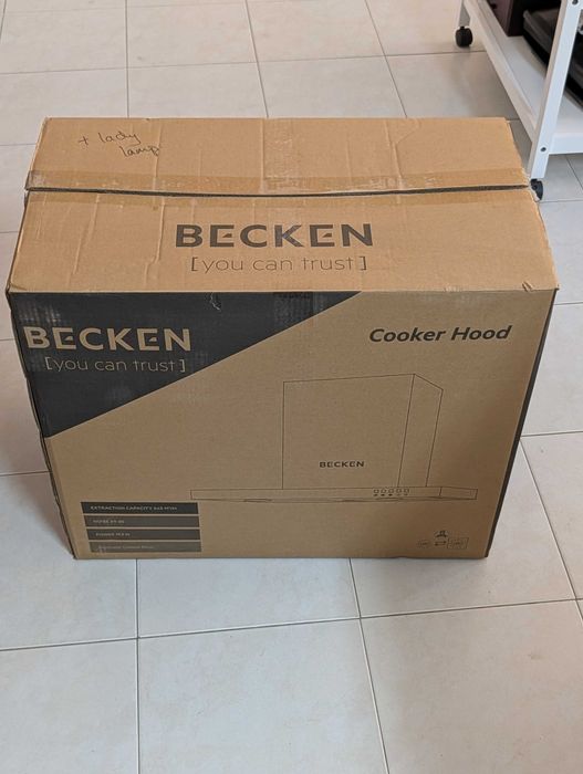 Exaustor BECKEN BCHTS2340N (644.6 m3/h - 60 cm - Inox)