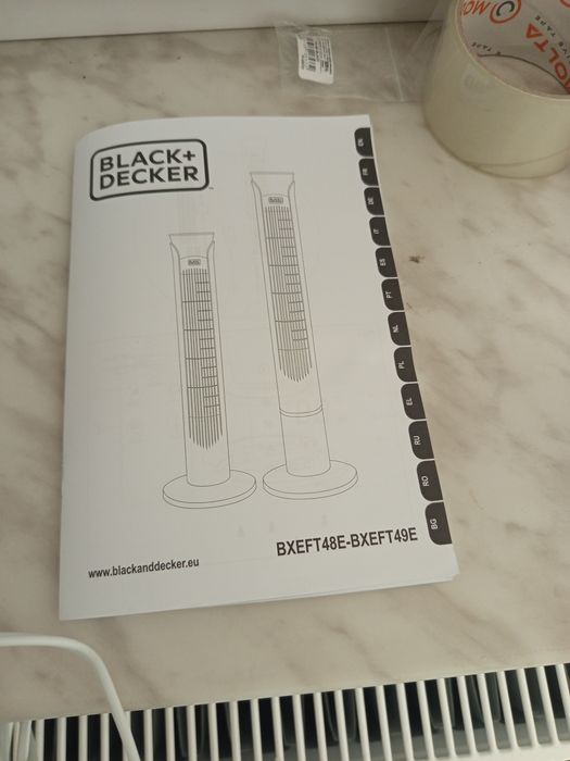 Wentylator Kolumnowy Black+Decker 45W