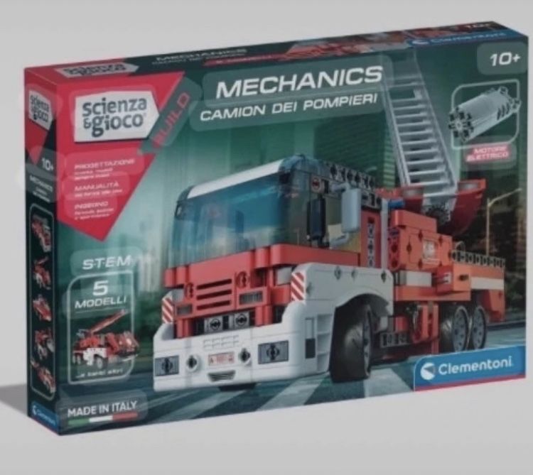 Carro bombeiros motor elétrico