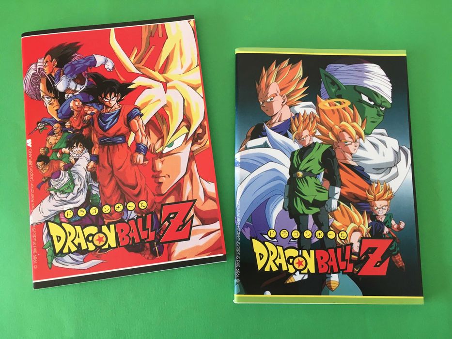 Colecção de 4 Cadernos do Dragon Ball Z 1989 Toei Animation Novos