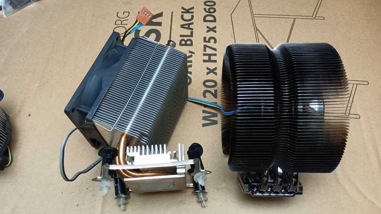 Радиатор кулер Intel Сокет 775 1150 1151 1155 1156 +клипси вентилятор ...