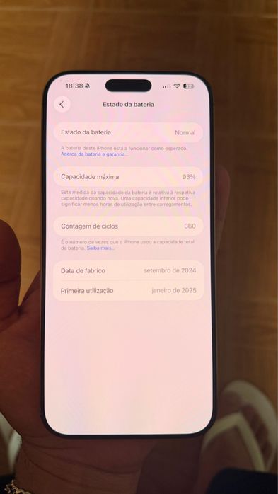 Iphone 16 pro max semi novo