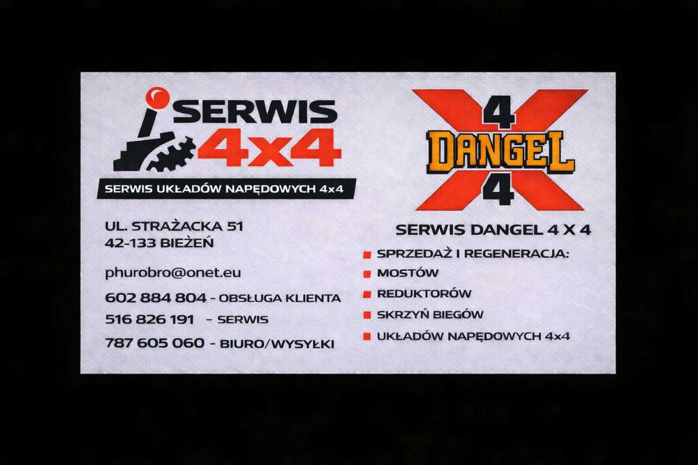 Scudo Dangel 4 x 4 Jumpy Expert na części Wszystkie części