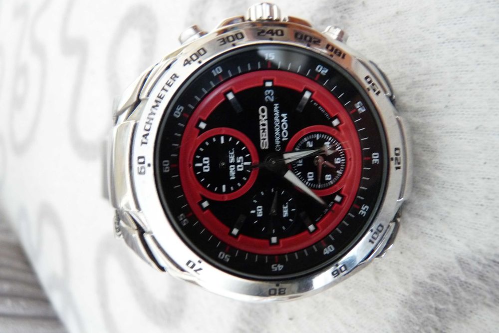 Zegarek męski SEIKO SND701P1 Honda racing, stan bdb+