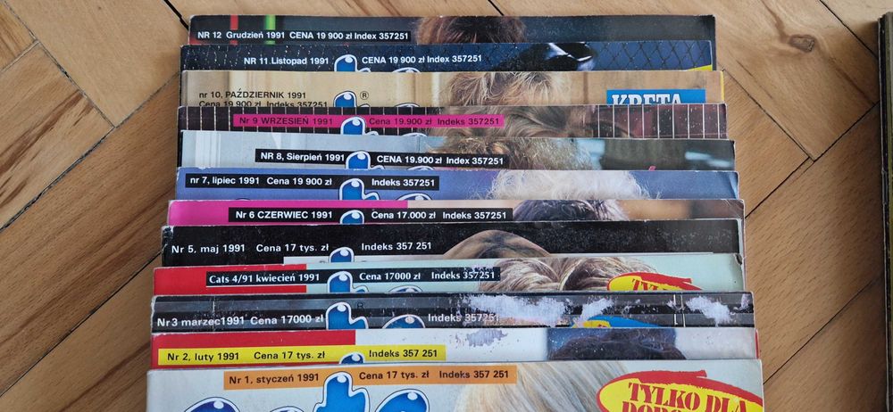 Magazyn Cats – roczniki 1990–1997, 91 numerów