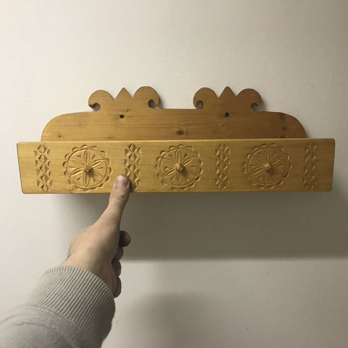 Półka wisząca ozdobna dekoracyjna góralska styl góralski