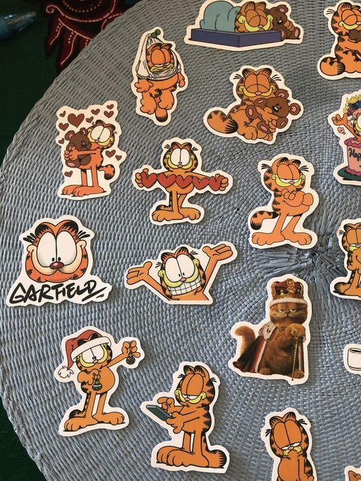 Autocolantes novos garfield