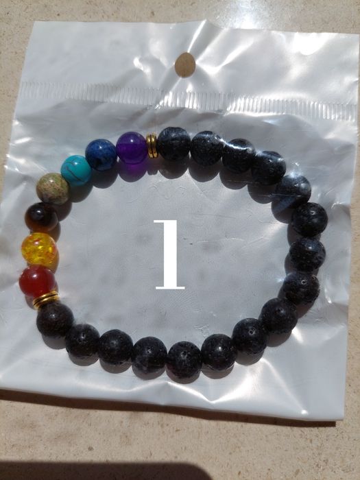 Prendas Natal Pulseiras Pedra Vulcânica CTT Grátis