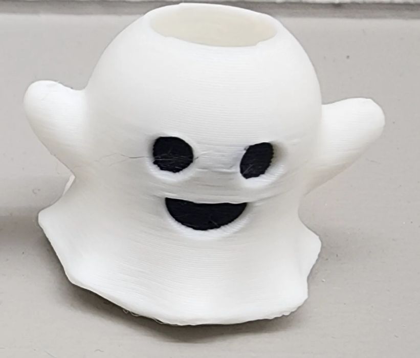 Decoração Palhinha Fantasma Feliz (Stanley/Yeti)