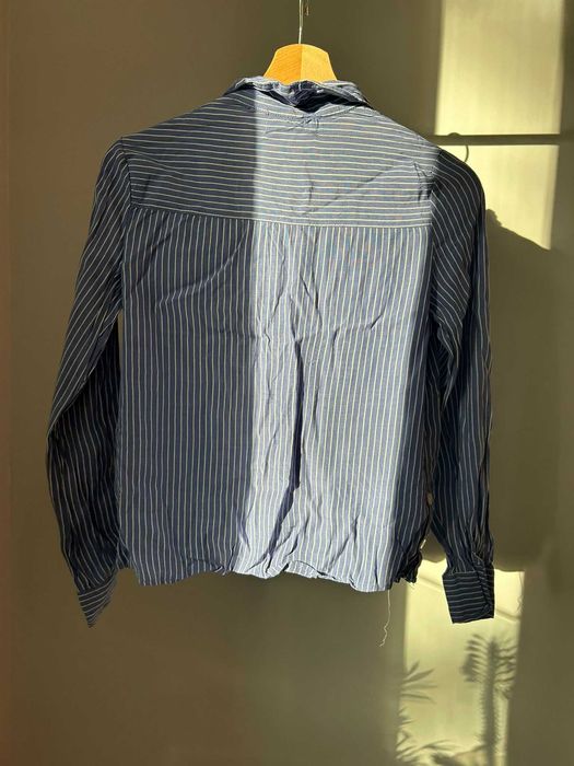 Bershka niebieska koszula bluzka w paski