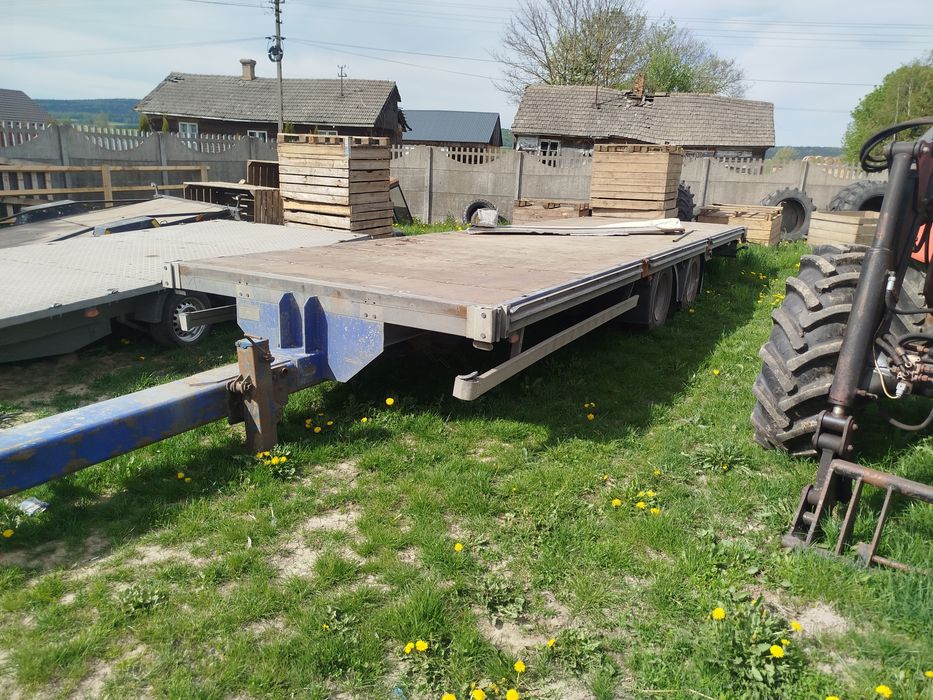 przyczepa Ciężarowa Tandem 2 osie 12t dmc laweta do bel  Gniotpol