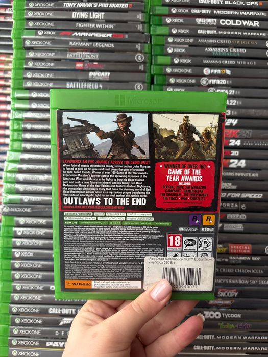 Гра Red Dead Redemption на xbox one/360,диск з грою на хбокс, ліцензія