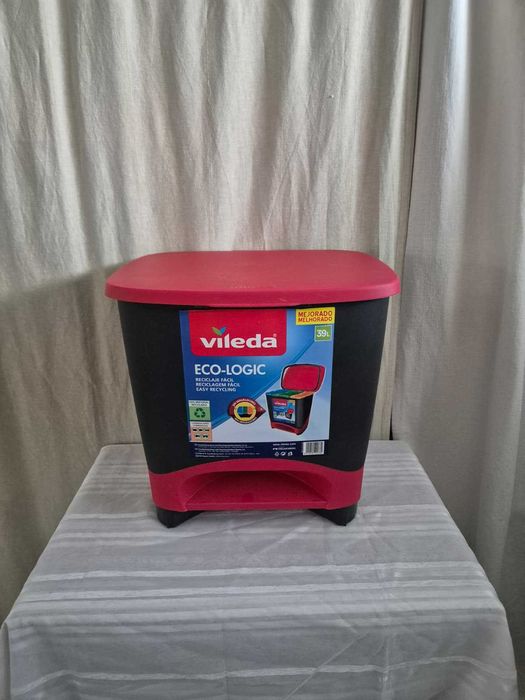 Caixote de Lixo / Ecoponto Vileda Eco-Logic 39L (Novo)