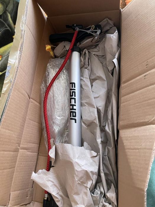 Fischer Bomba de pie manómetro, de Aluminio