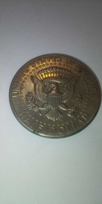Moeda americana half dólar de 1971