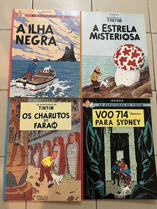 Aventuras de Tintim, diferentes editoras