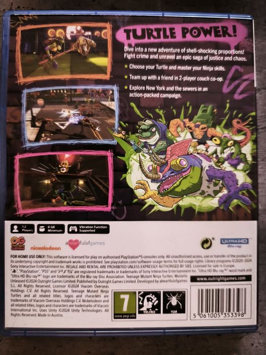 Ps5 Turtles Mutant Unleashed pl możliwa zamiana