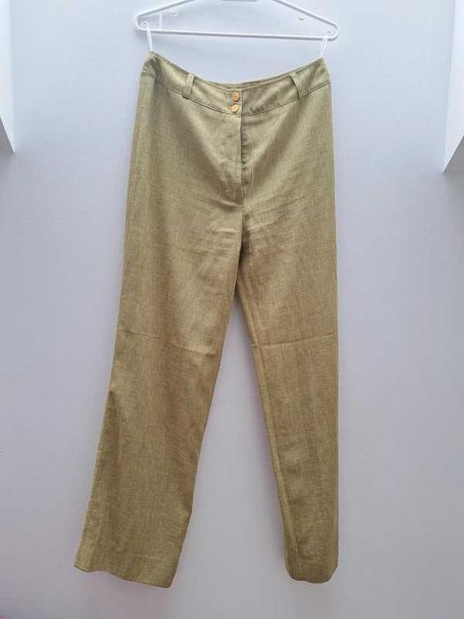 Lniane spodnie Safari Woman, rozmiar 38 – naturalna elegancja na lato