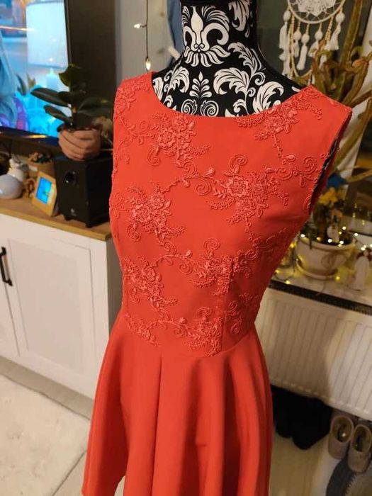 piękna sukienka różowa rozm. S firmy Vegas