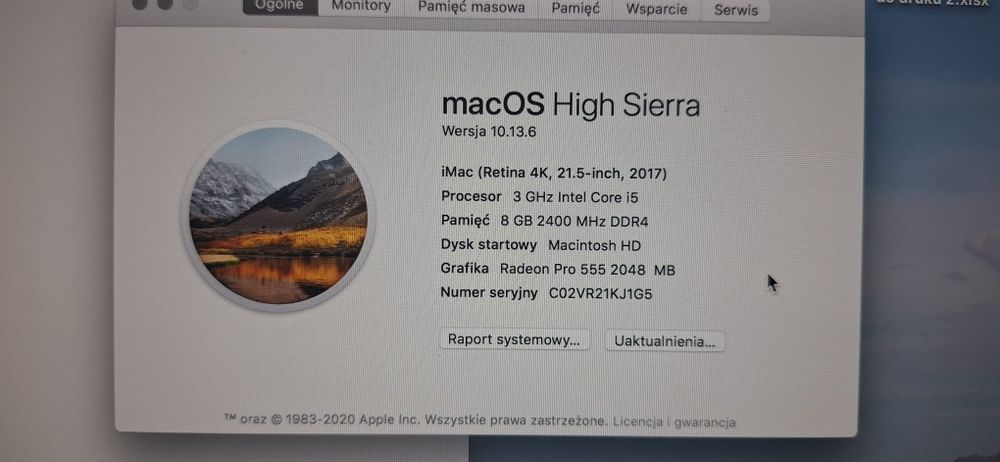 Apple iMac 21,5" Retina 4K • i5 • 8GB RAM • 1TB • Radeon Pro 55