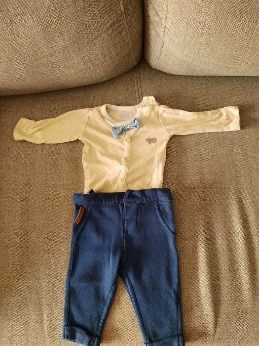 Zestaw elegancki r. 62, chłopięcy, jak nowy